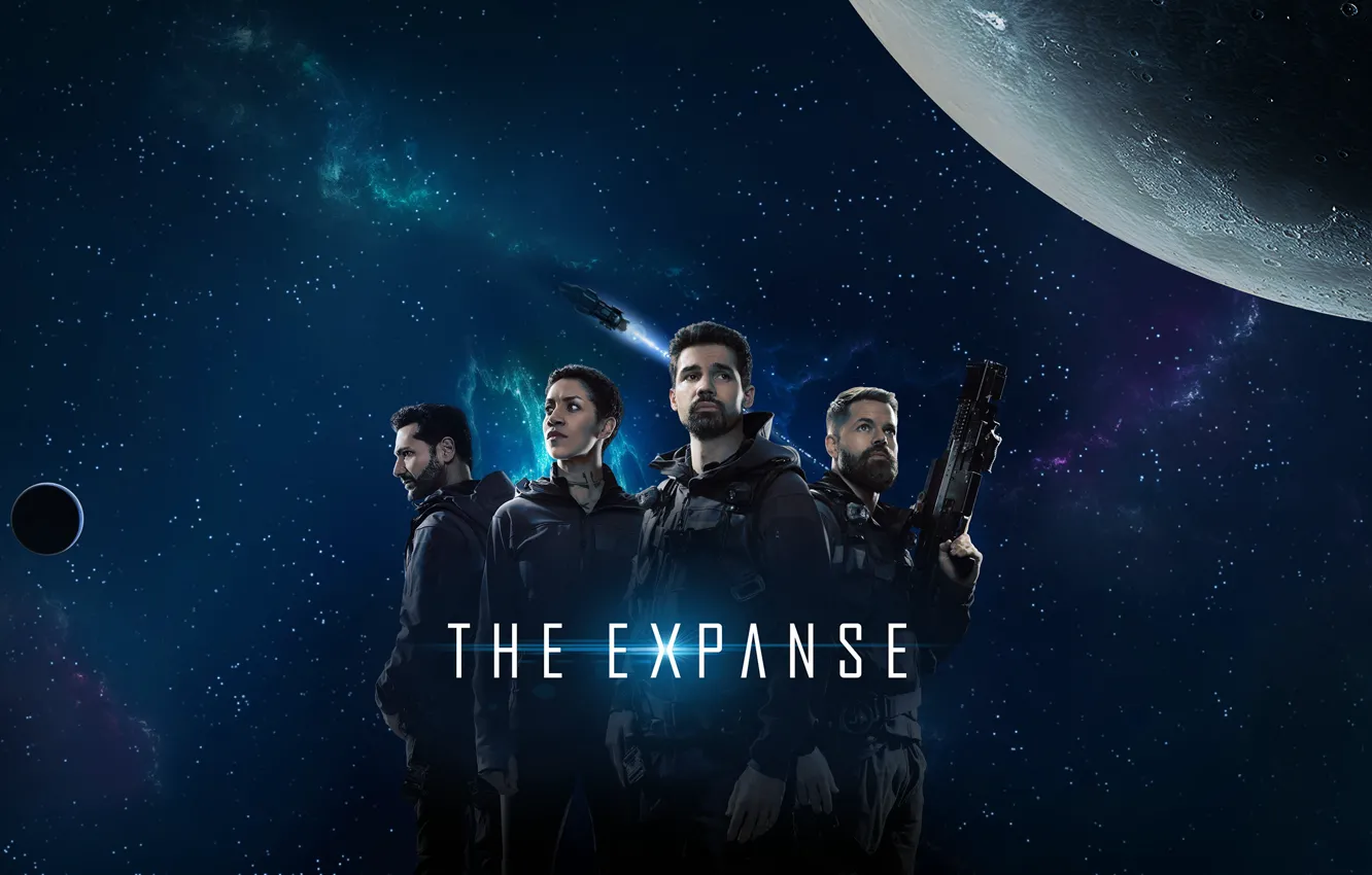 Photo wallpaper look, background, actors, the series, Movies, Space, The Expanse