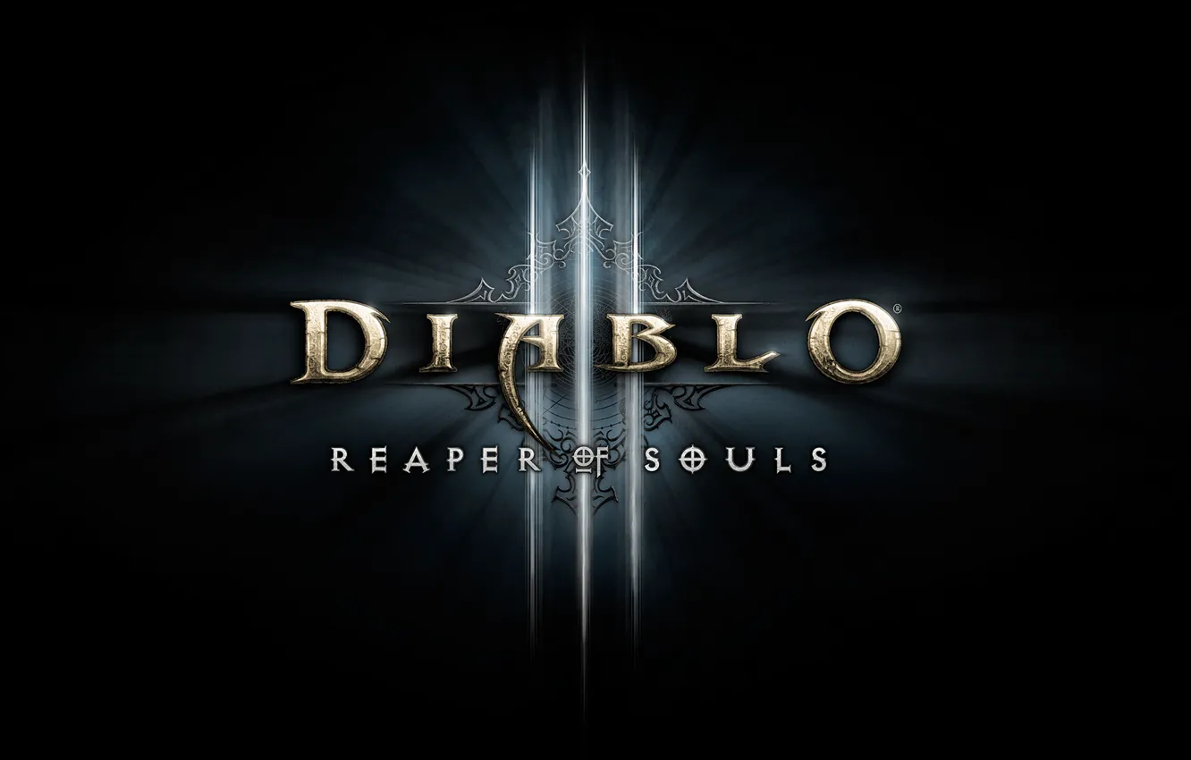 Photo wallpaper Blizzard, Logo, Diablo III, Blizzard Entertainment, Reaper of Souls, Diablo III: Reaper of Souls, Expansion …