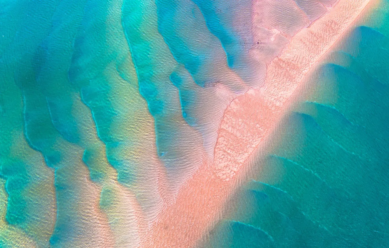 Photo wallpaper sand, sea, wave, water, the ocean, texture