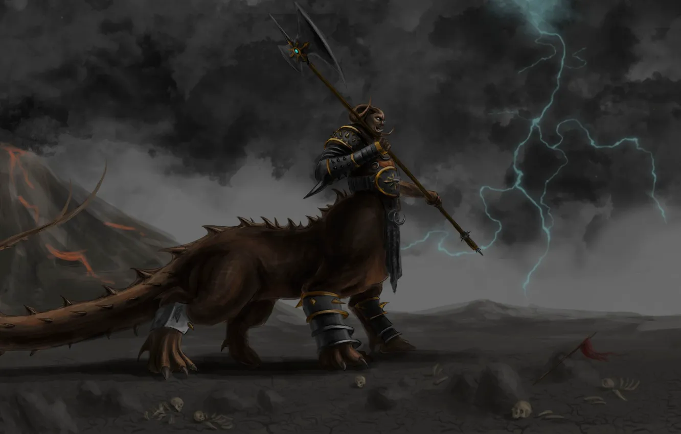 Photo wallpaper monster, fantasy, Warhammer, chaos, chaos, Hasit, shaggoth, takoor