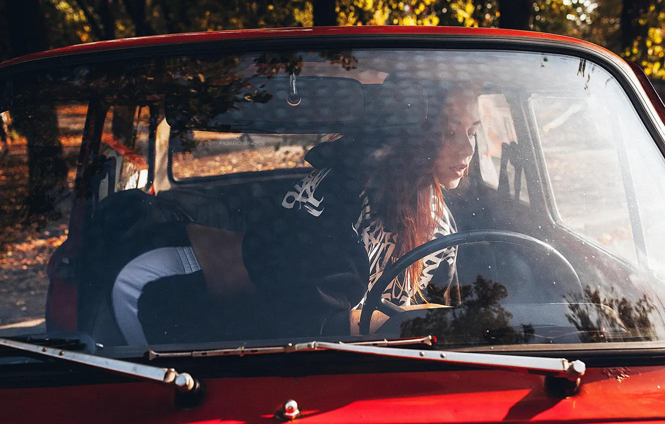 Photo wallpaper machine, ass, girl, pose, Inga Lis, Rome Rome