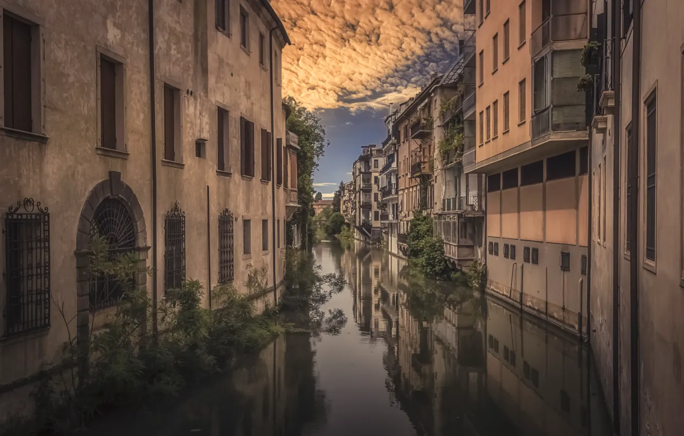 Photo wallpaper home, channel, Italy, Padova