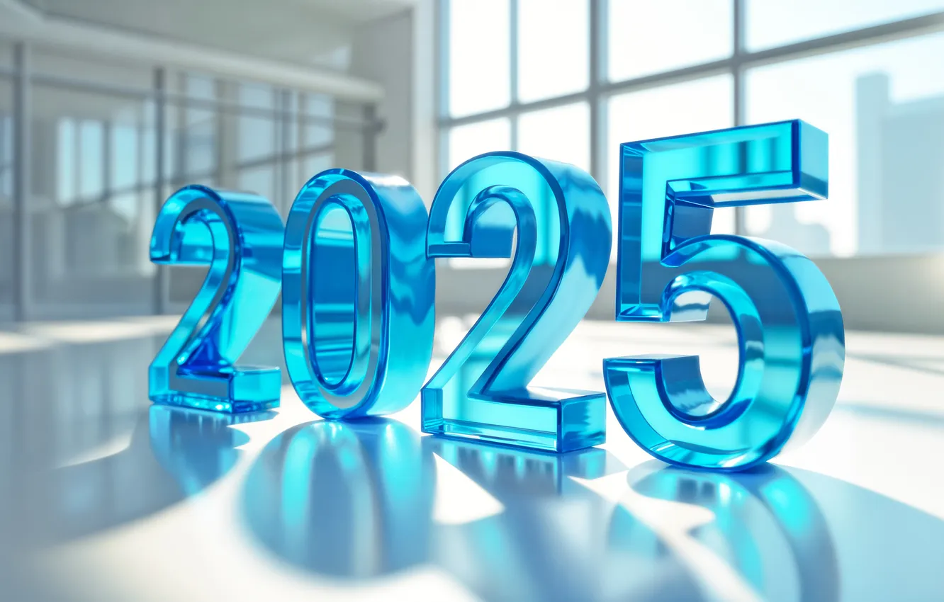 Photo wallpaper glass, light, transparent, reflection, blue, frame, new year, window