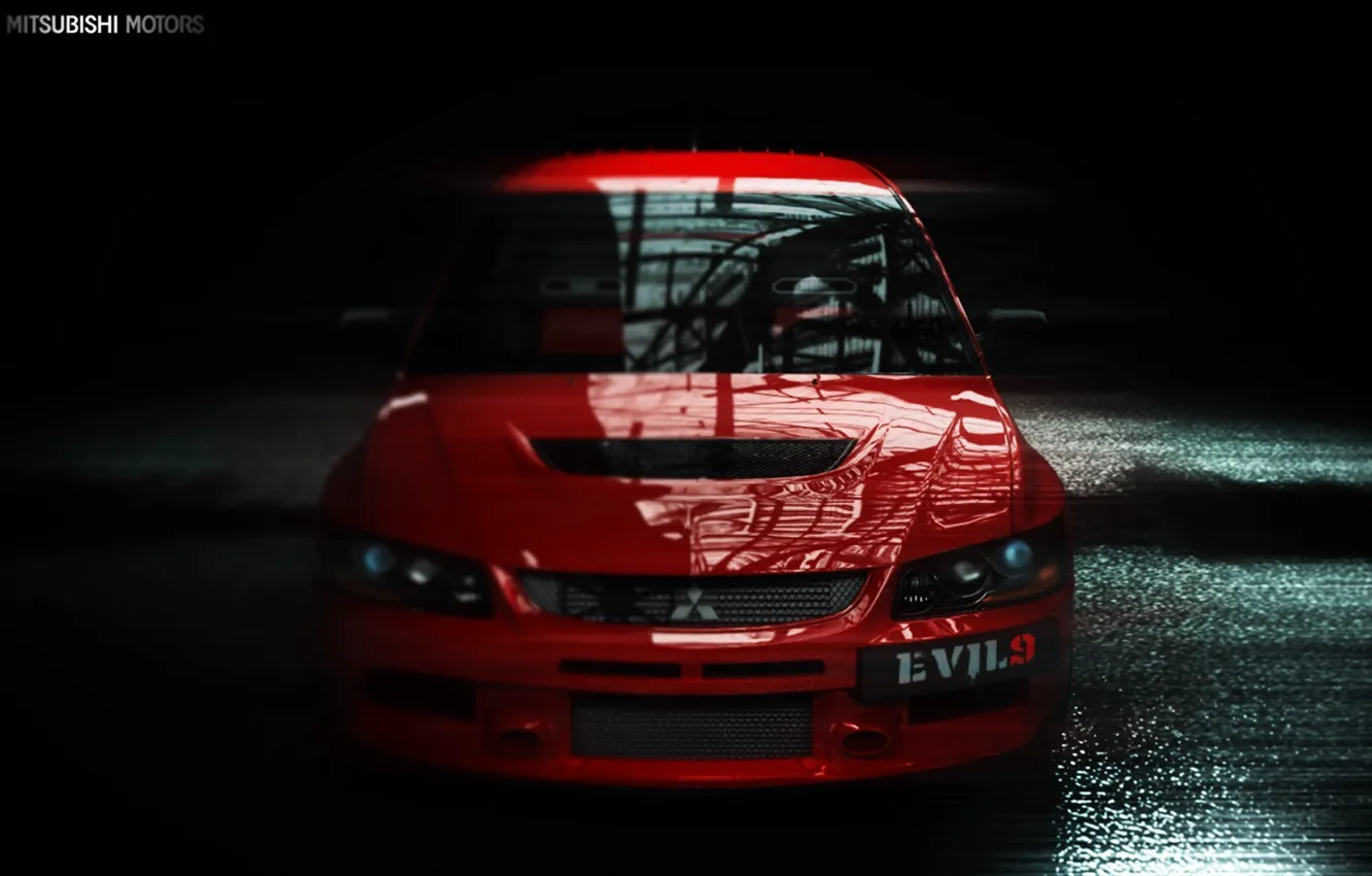 Photo wallpaper Mitsubishi, Lancer, Evolution