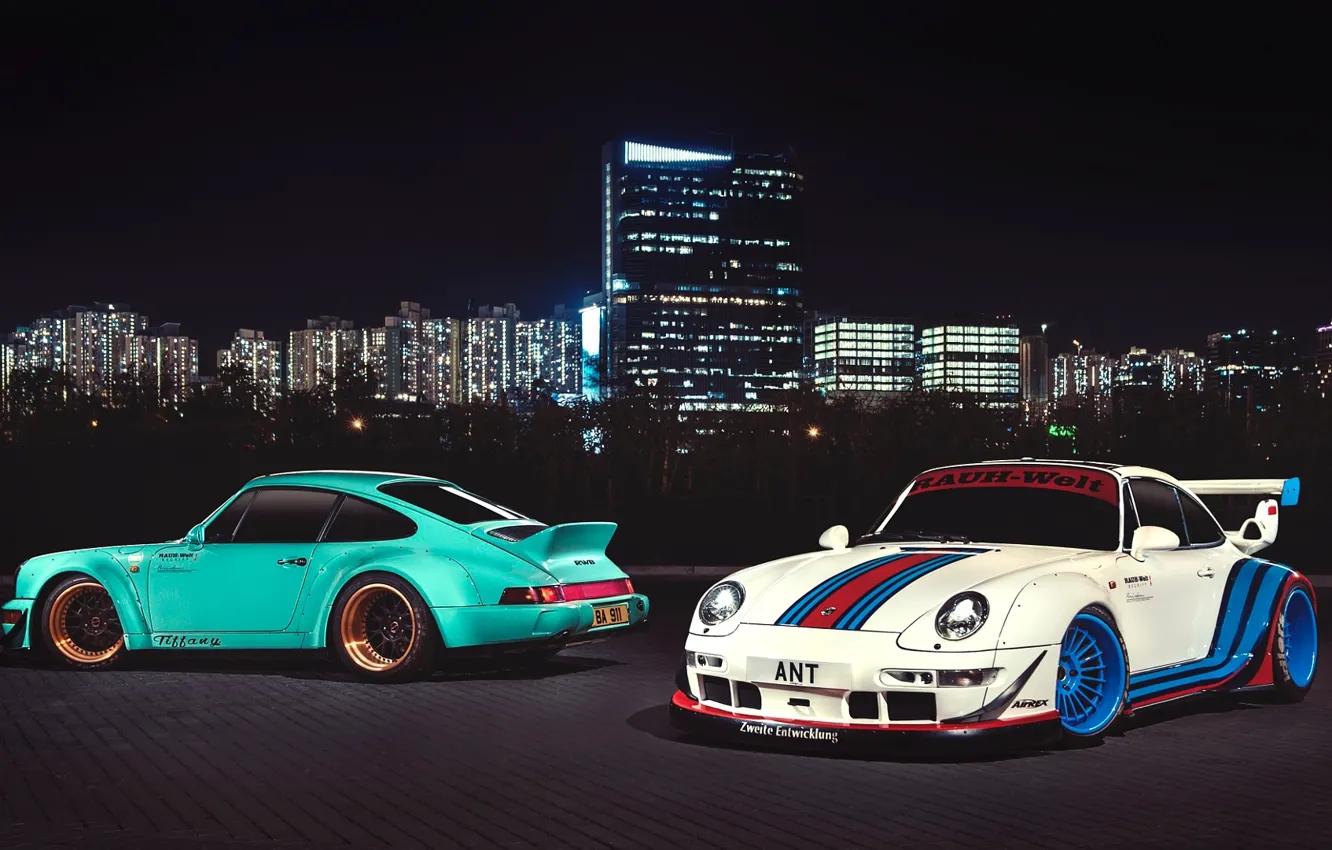 Photo wallpaper 911, Porsche, Carrera, Hong Kong, Martini Racing