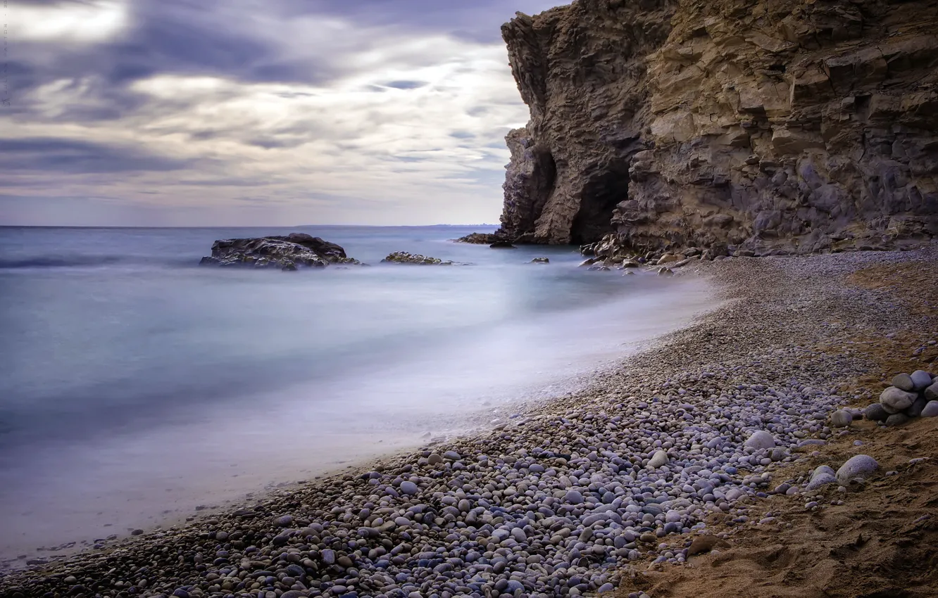 Photo wallpaper Alicante, Villajoyosa, Cala Paraiso