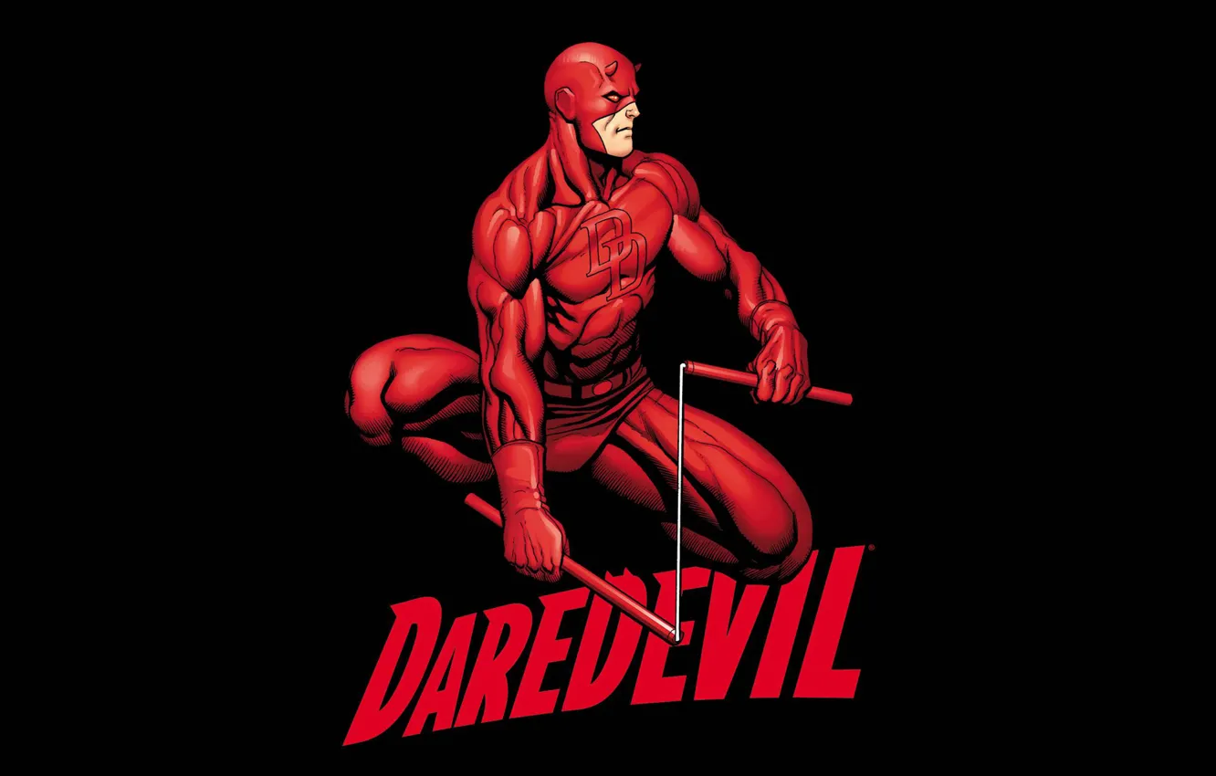 Photo wallpaper superhero, Marvel, comic, Daredevil, Comics