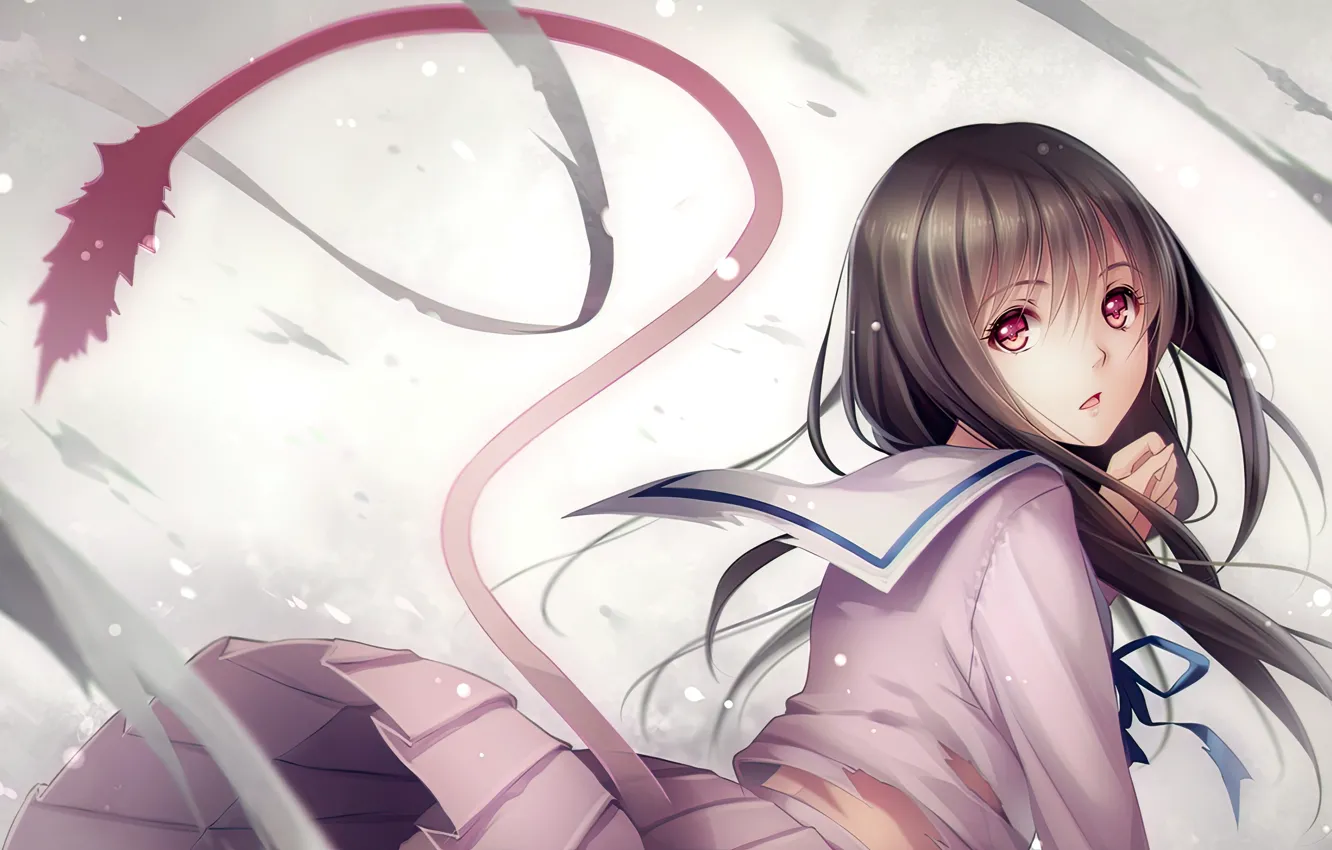 Photo wallpaper girl, anime, art, Noragami, If that wait