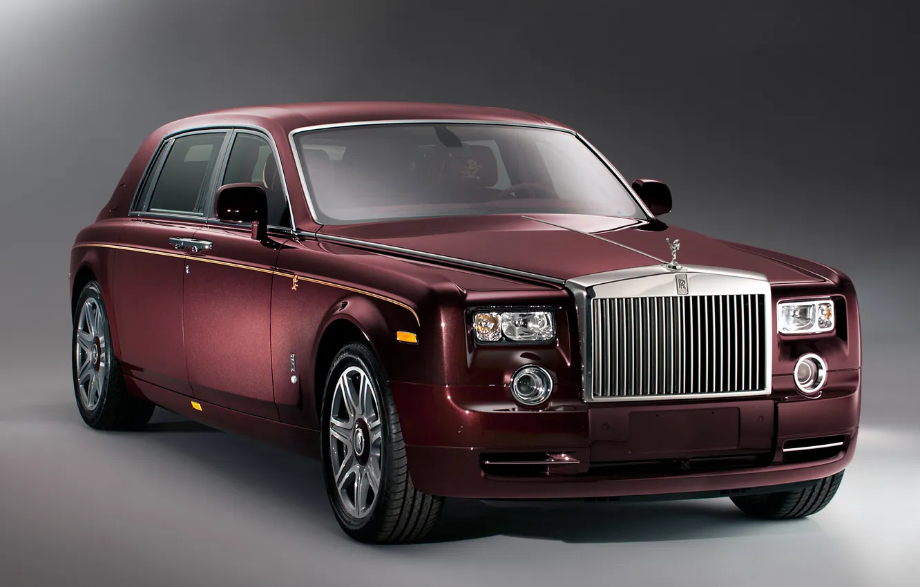 Photo wallpaper Rolls-Royce, Phantom, sedan, the front, limousine, phantom, the year of the dragon, spec.version