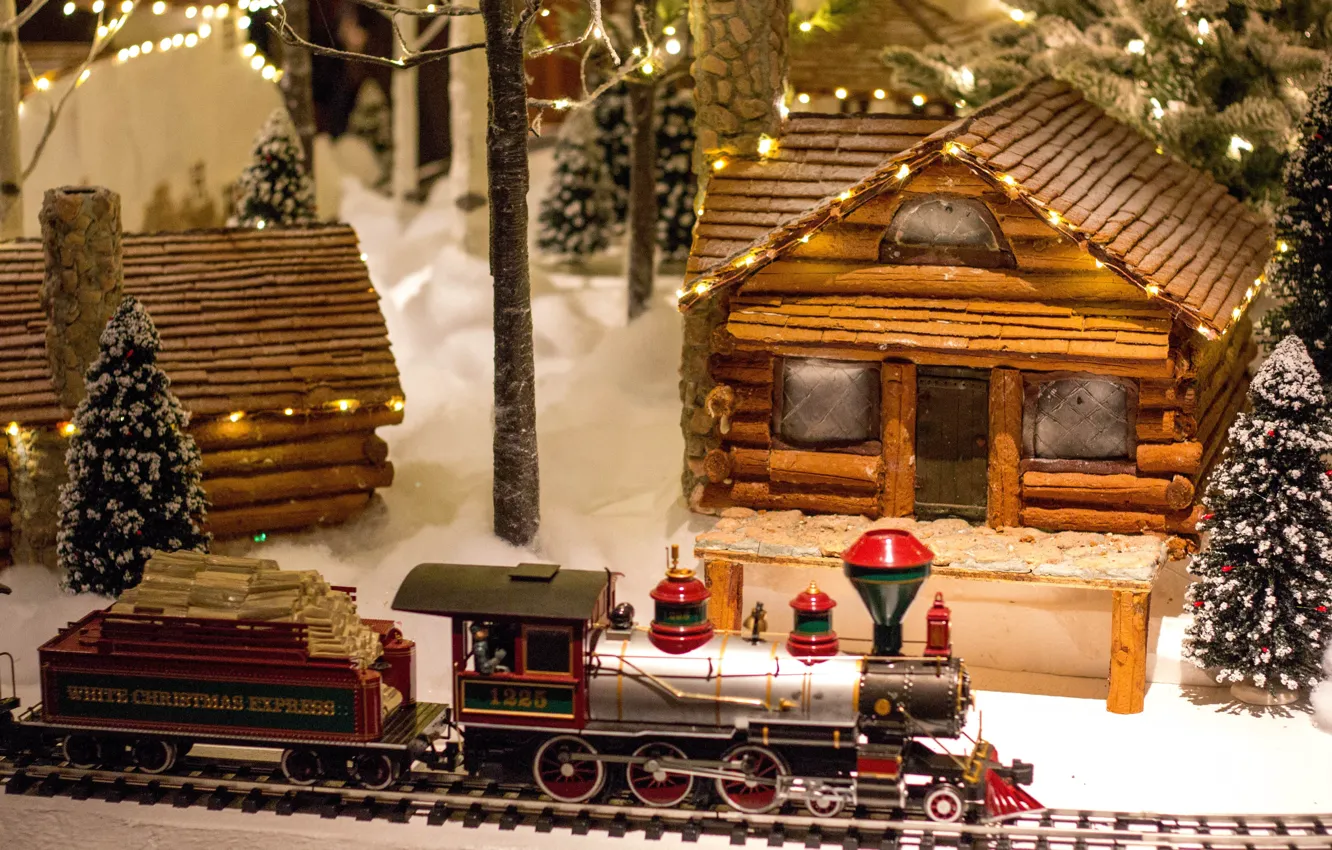 Photo wallpaper Christmas, toy, model, John Matychuk