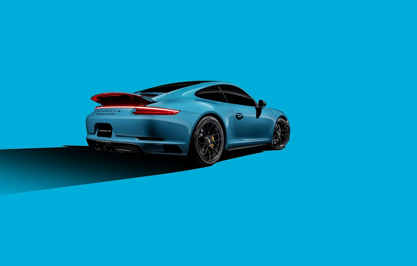 Photo wallpaper 911, Porsche, Blue, Carrera, VAG, 4GTS