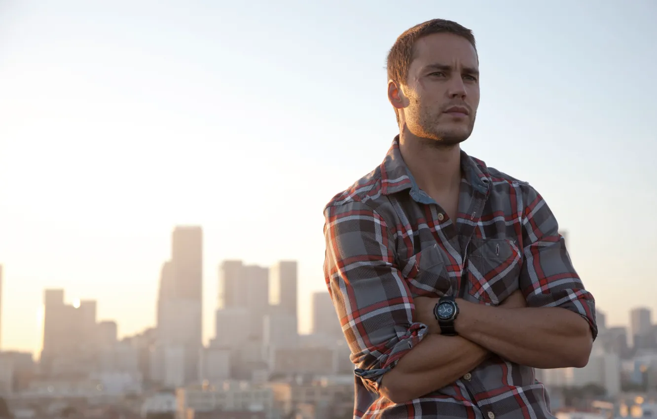 Photo wallpaper portrait, actor, shirt, Taylor Kitsch
