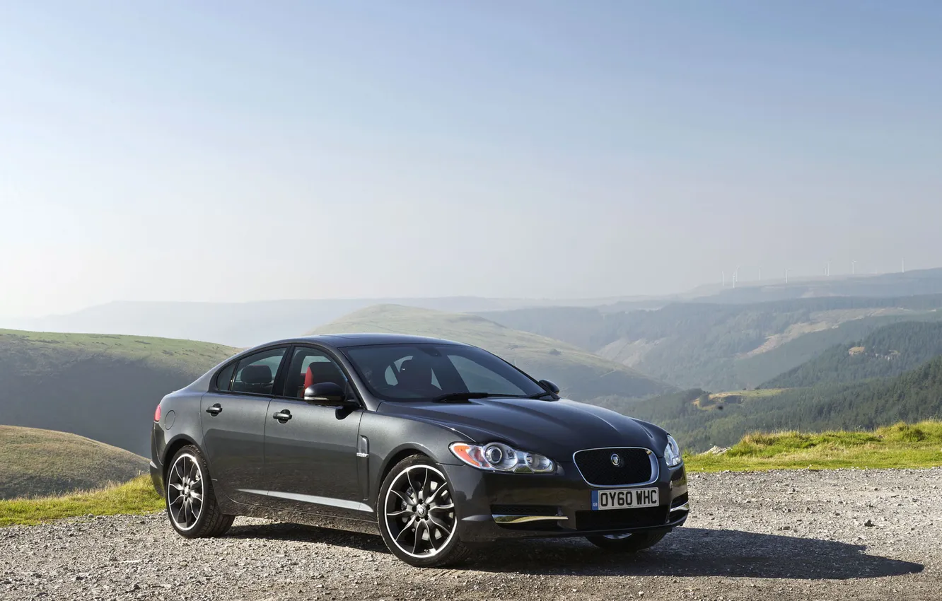 Photo wallpaper auto, landscape, photo, Jaguar, Jaguar