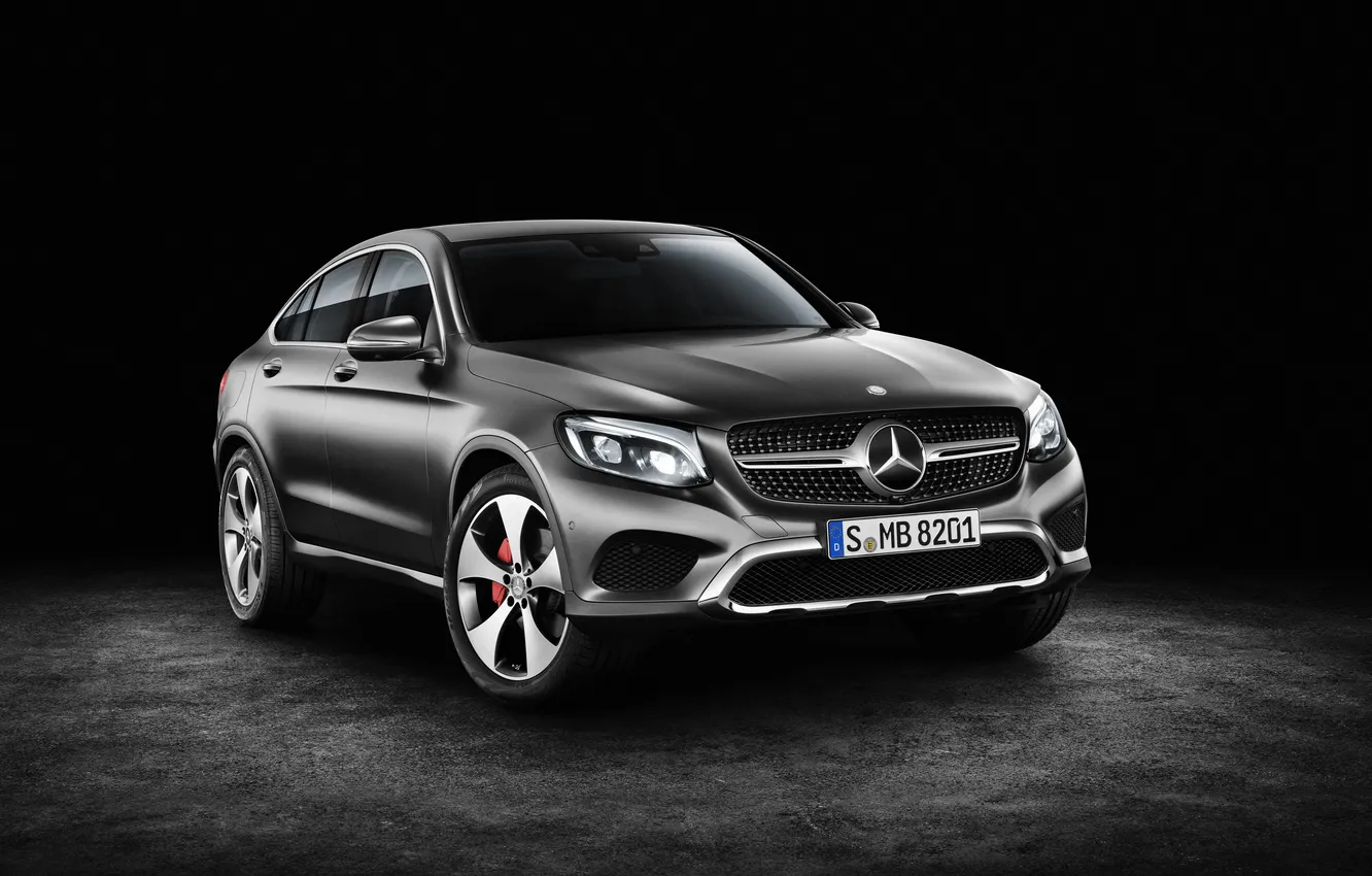 Photo wallpaper background, Mercedes-Benz, Mercedes, Coupe, crossover, GLC-Class, C253