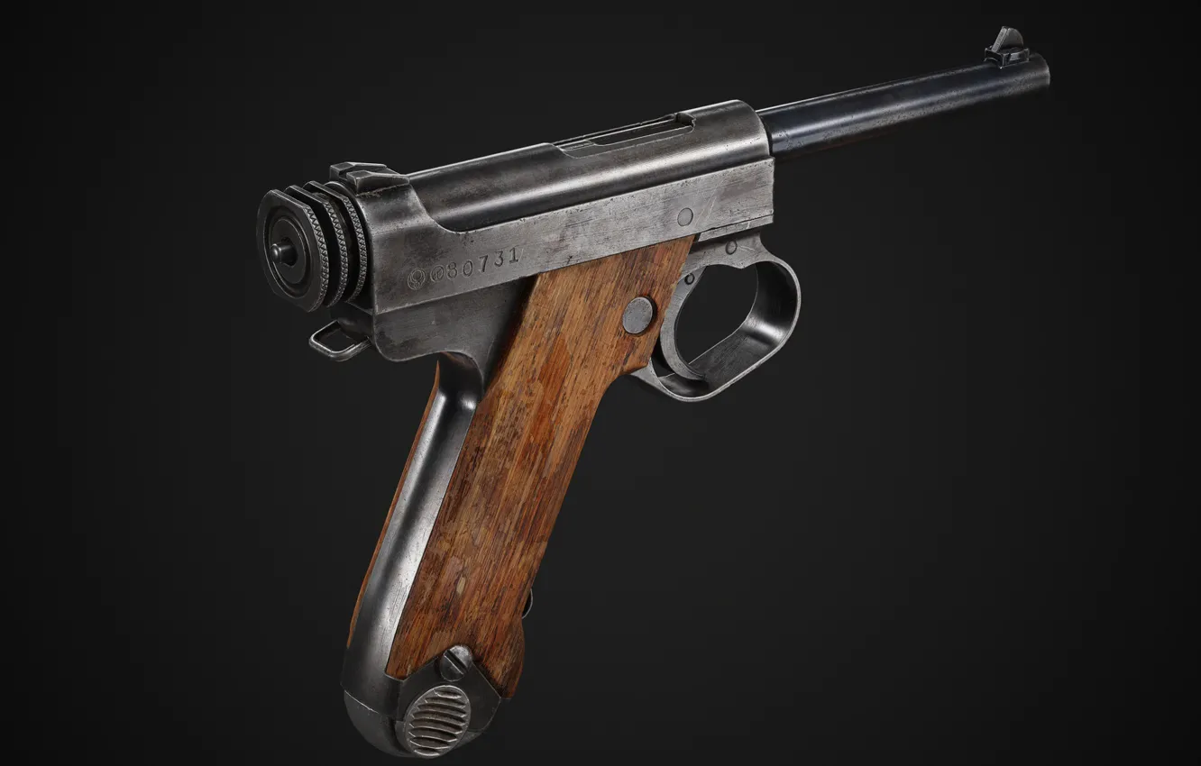 Photo wallpaper Japan, self-loading pistol, Nambu Type 14, Kijiro Nambu