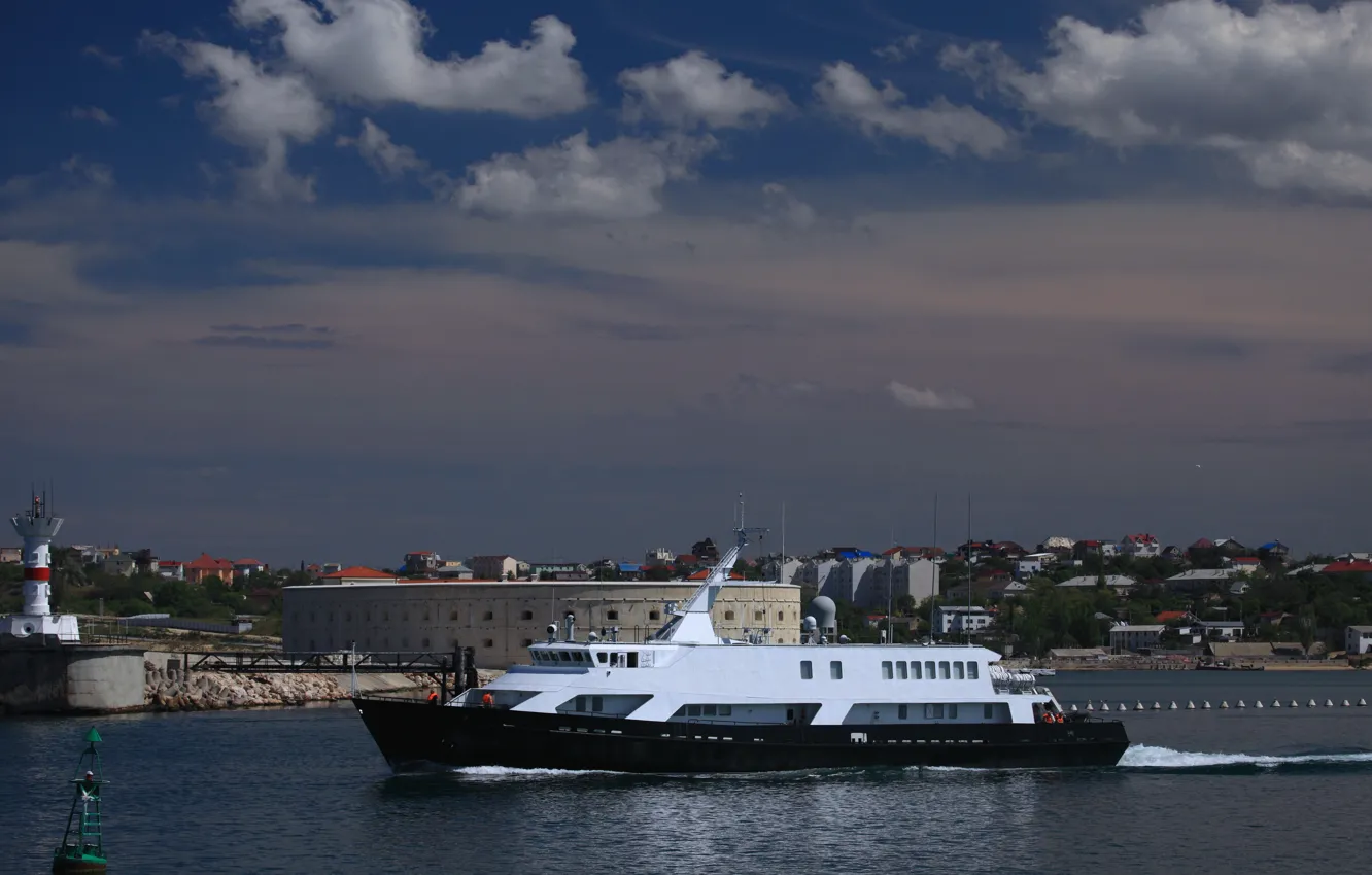 Photo wallpaper boat, Navy, Navy, link, auxiliary, CWS-2155
