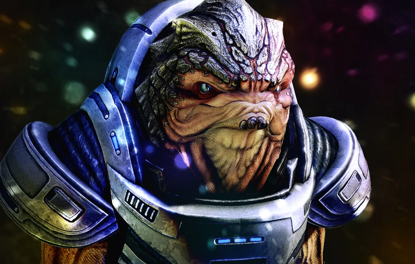 Photo wallpaper fiction, the world, the game, mass effect 3, krogan, gryunt
