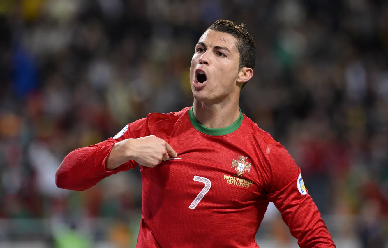 Photo wallpaper football, form, Portugal, Cristiano Ronaldo, player, football, Real Madrid, Real Madrid