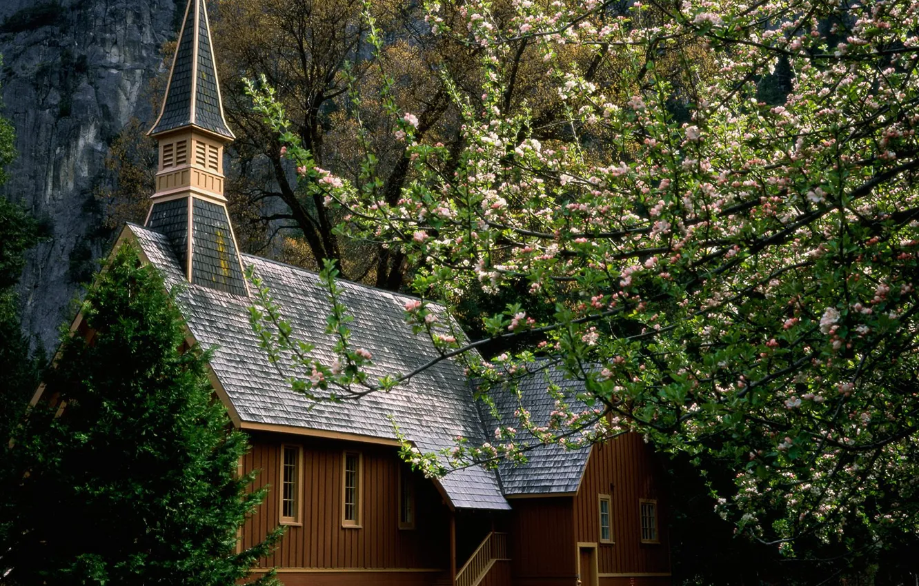 Photo wallpaper home, Apple, porch