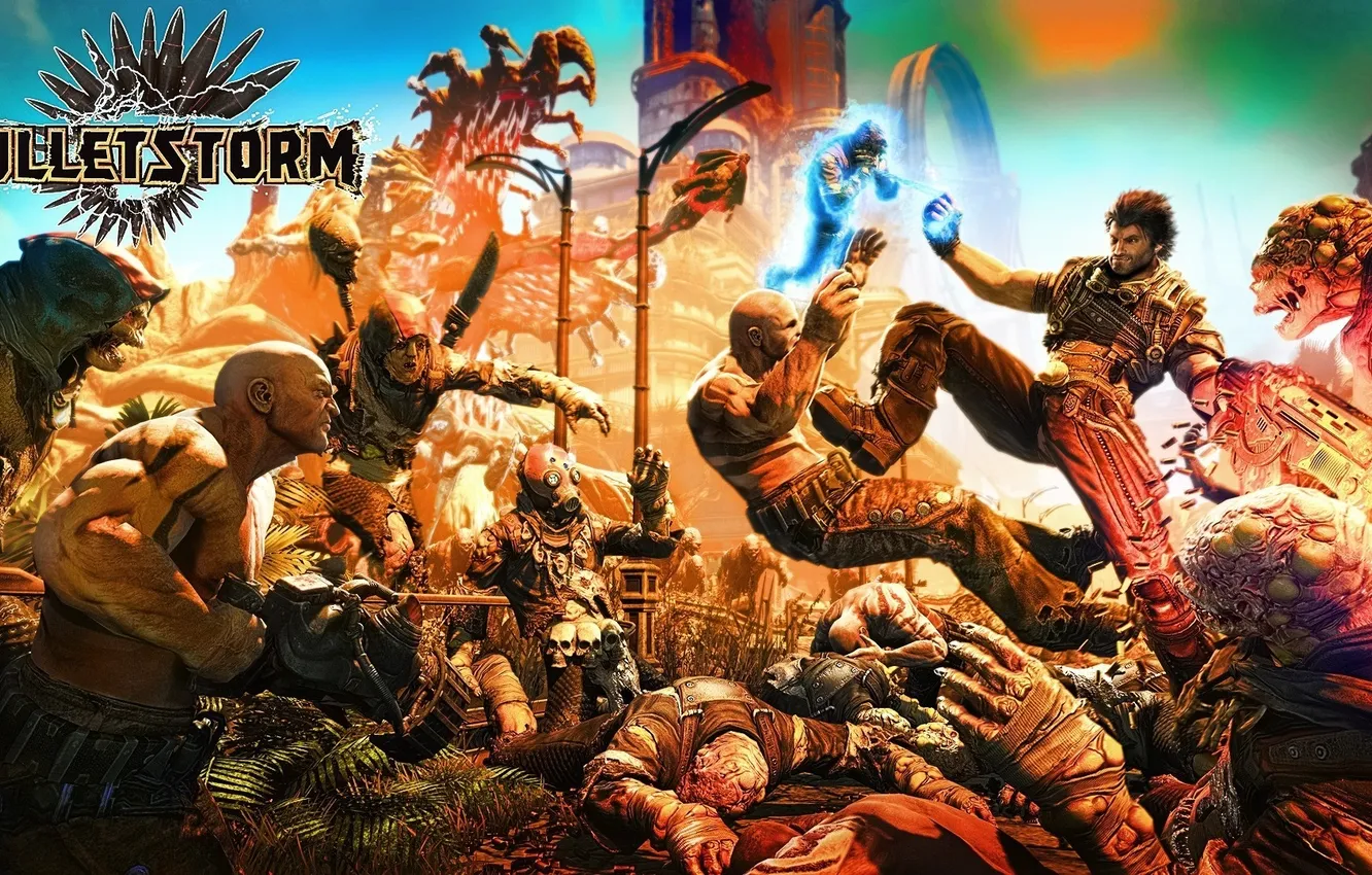 Photo wallpaper mutant, bulletstorm, Gray, Energo-whip