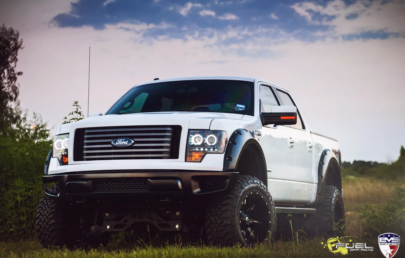 Photo wallpaper white, Ford, jeep, EVS Fuel FX4 11