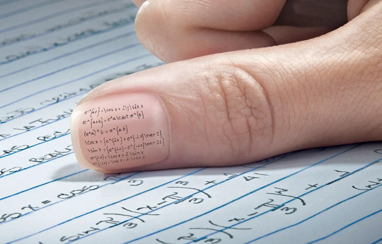 Photo wallpaper spur, exam, nails