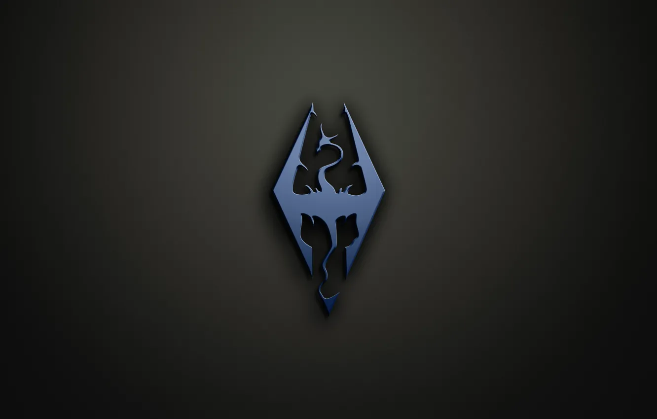 Photo wallpaper minimalism, Skyrim, TES