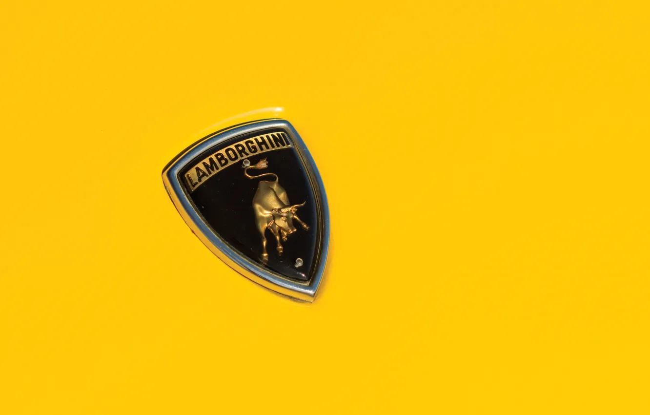 Photo wallpaper Lamborghini, 1971, logo, Miura, badge, Lamborghini Miura P400 SV