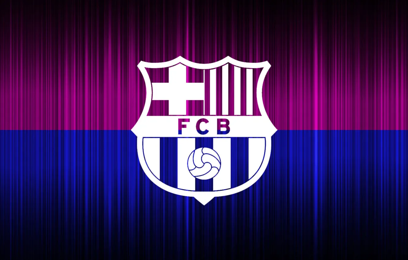 Photo wallpaper wallpaper, sport, logo, football, FC Barcelona