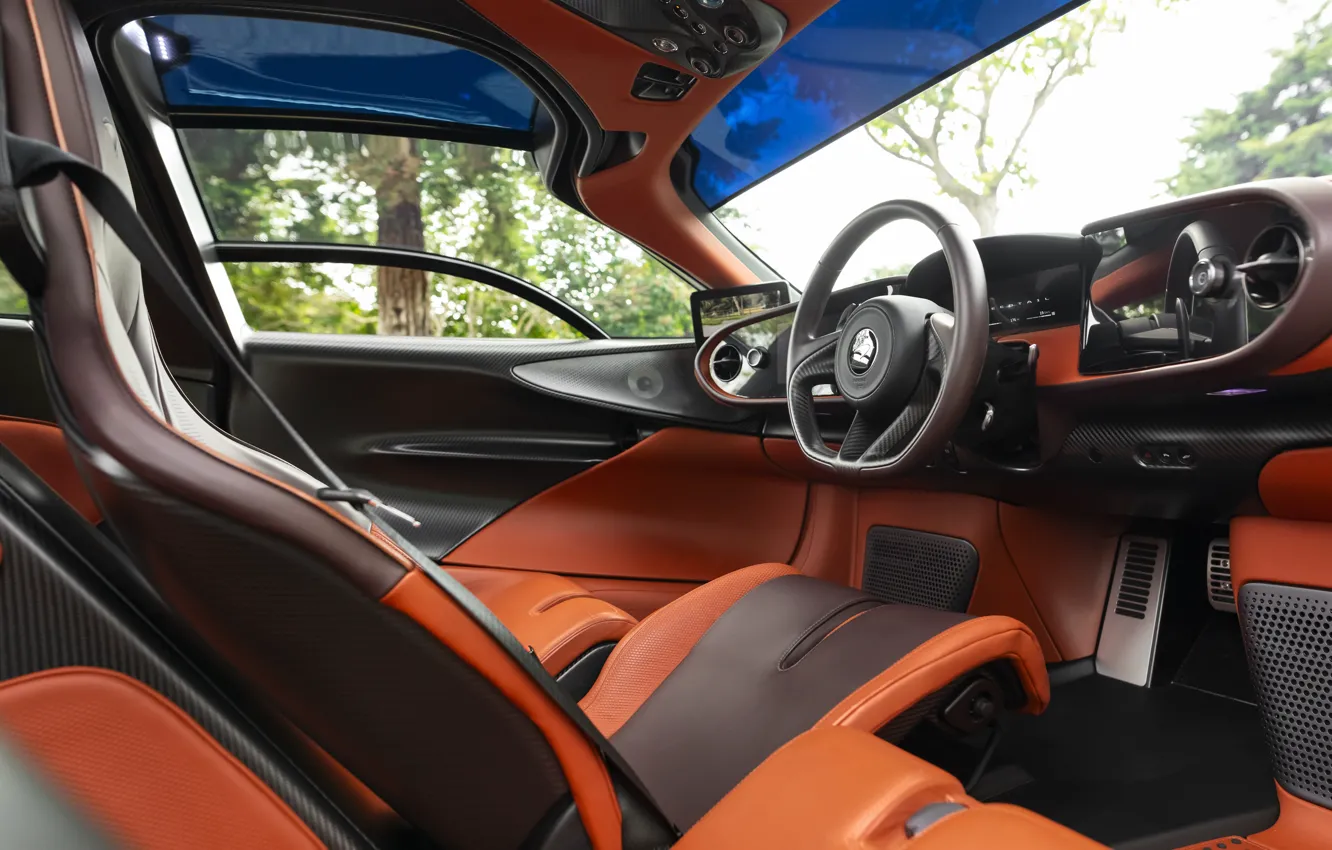 Photo wallpaper McLaren, McLaren, torpedo, the interior of the car, Speedtail, McLaren Speedtail