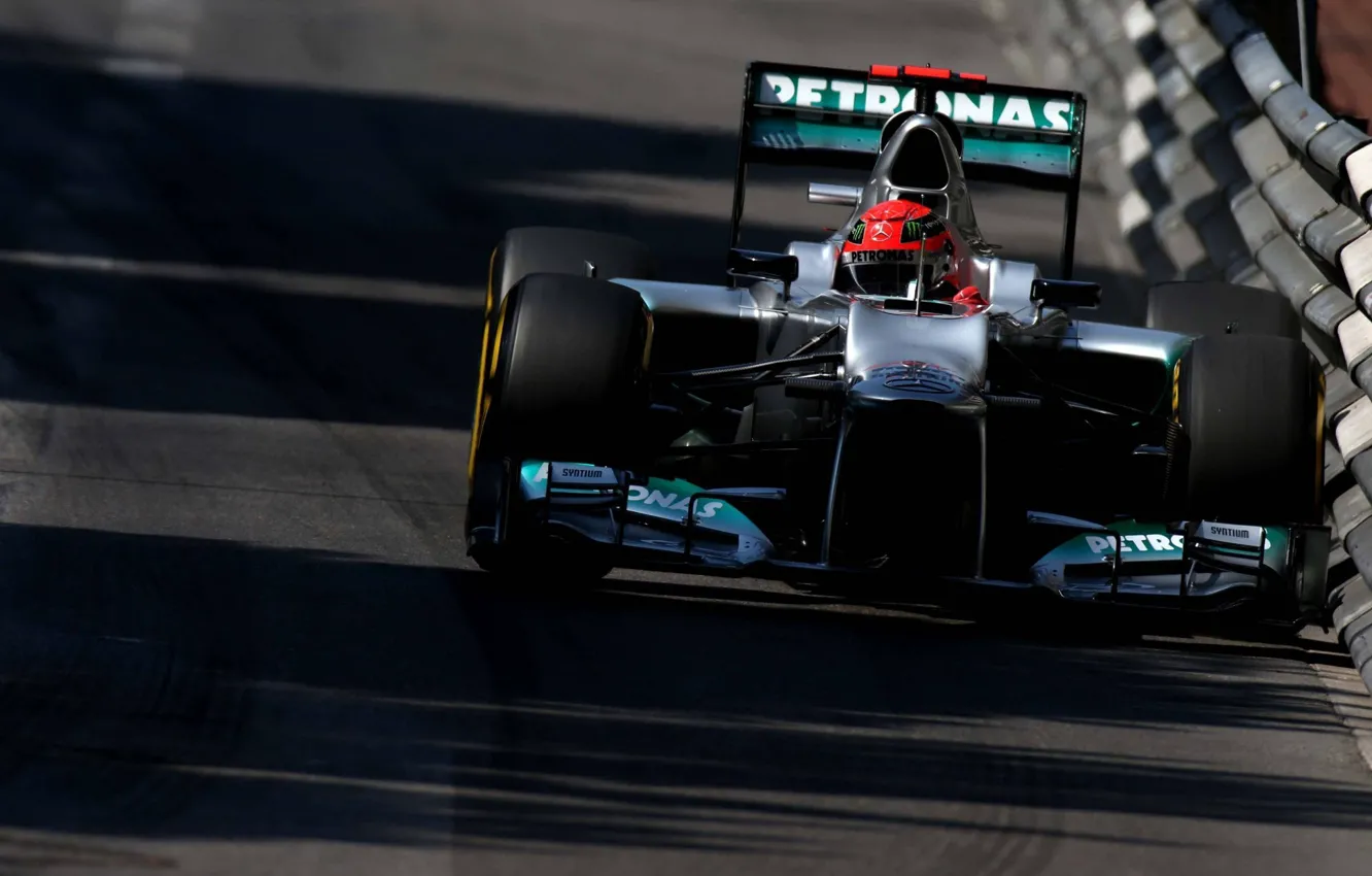 Photo wallpaper Mercedes Benz, Michael Schumacher