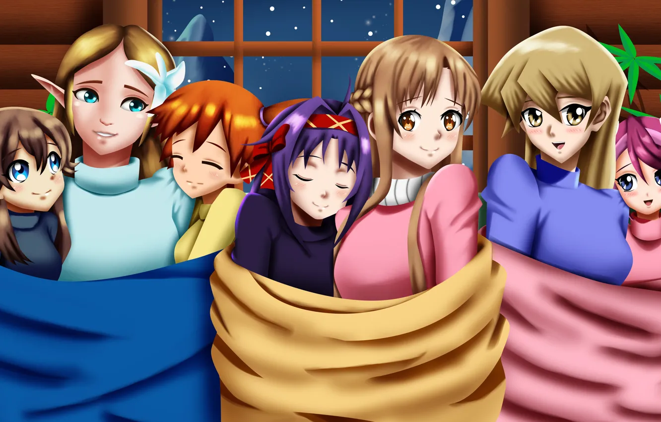 Photo wallpaper anime, asian, manga, sword art online, sao, oriental, bishojo, light novel