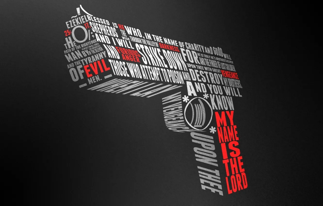 Photo wallpaper gun, words, desert eagle