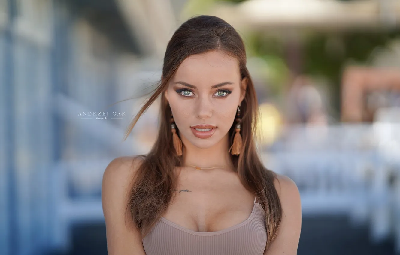 Photo wallpaper model, beauty, Klaudia, Andrzej Czar