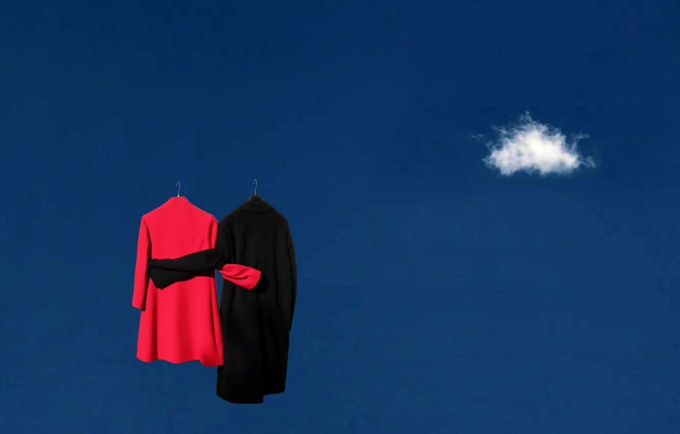 Photo wallpaper the sky, clothing, cloud