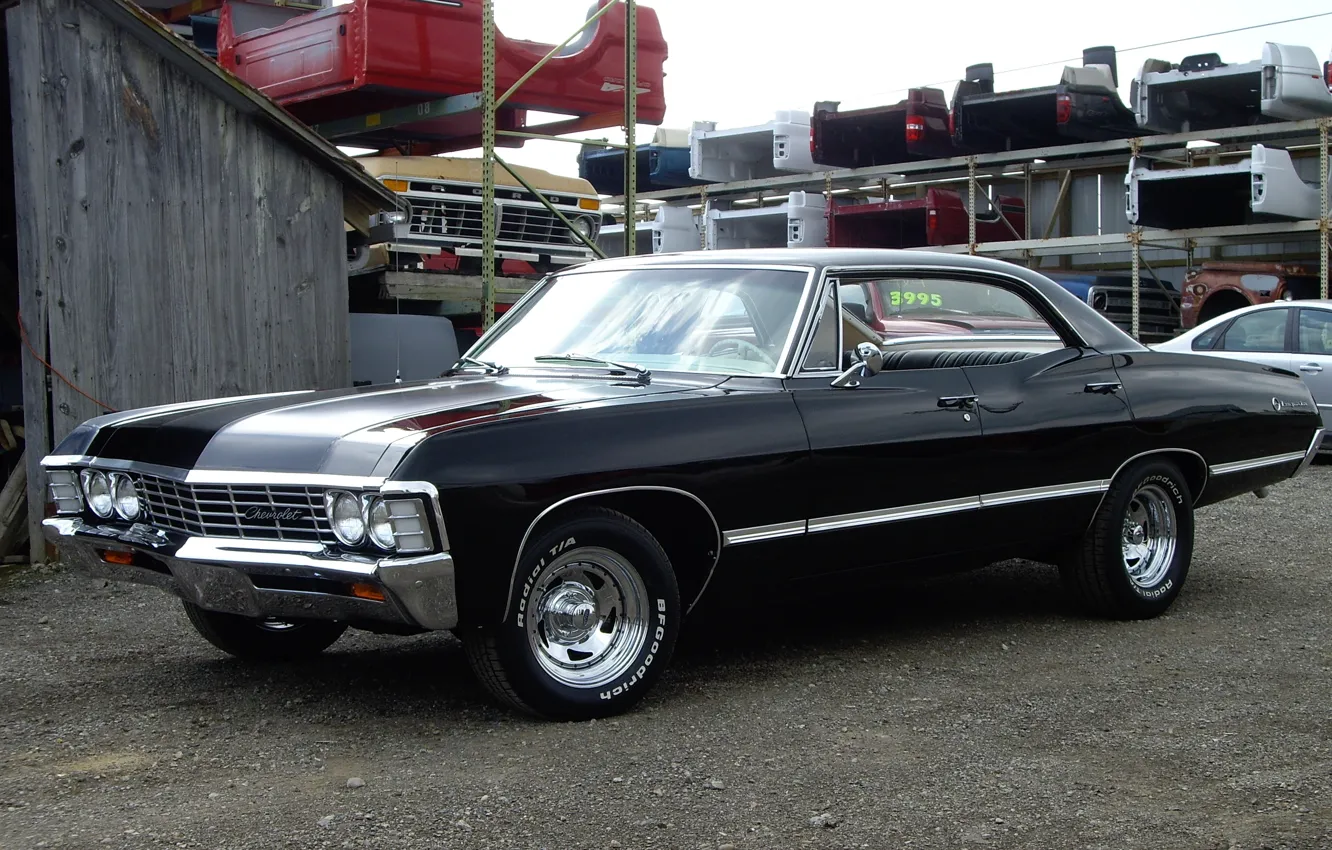 Photo wallpaper Chevrolet, Baby, Supernatural, 1967, Impala, Original, Sale, Serial