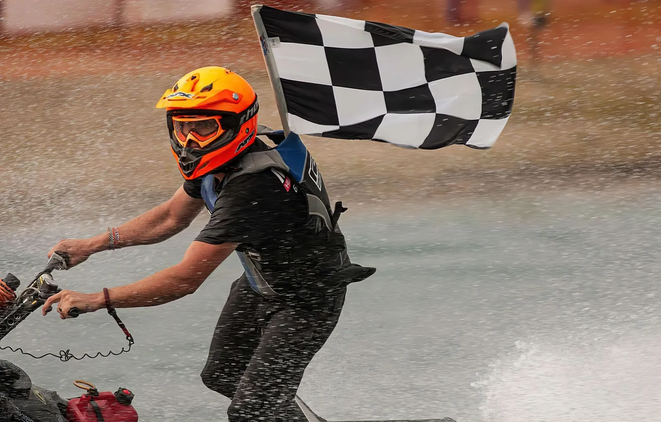 Photo wallpaper race, boat, speed
