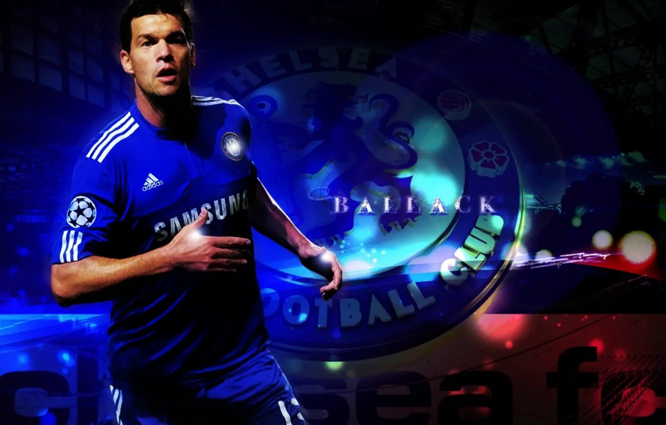 Photo wallpaper Chelsea, midfielder, Michael Ballack
