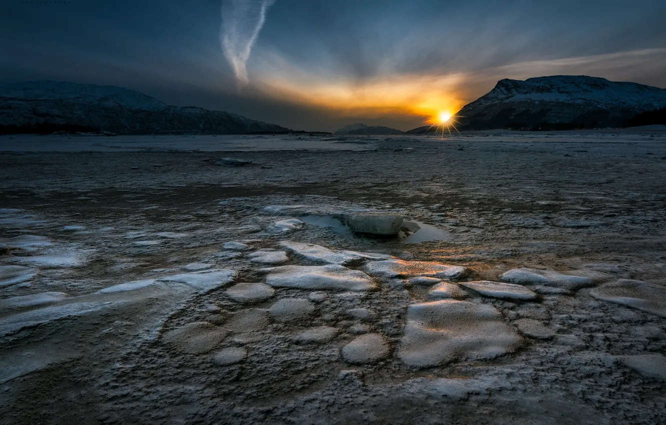 Photo wallpaper landscape, nature, beauty, space