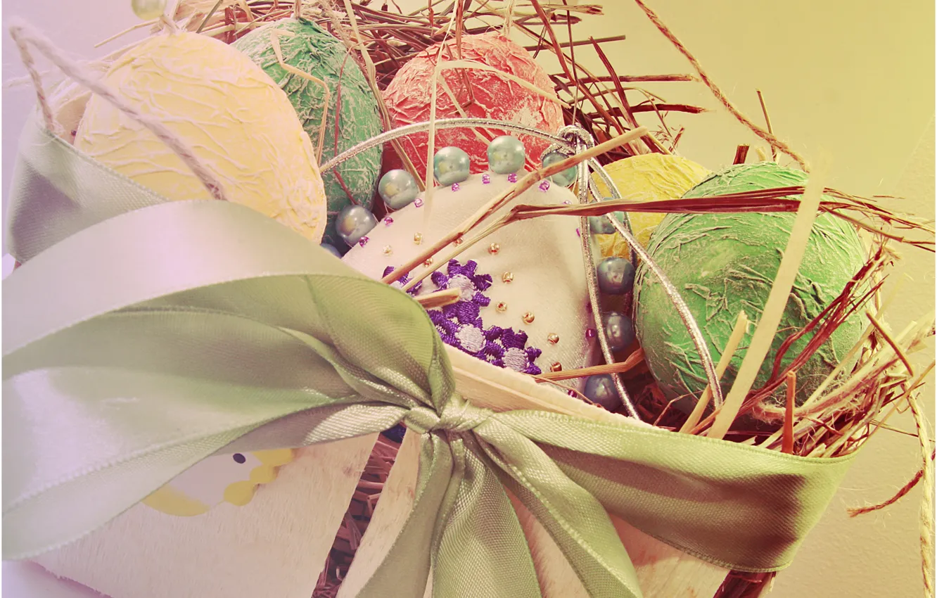 Photo wallpaper holiday, Easter, Easter eggs