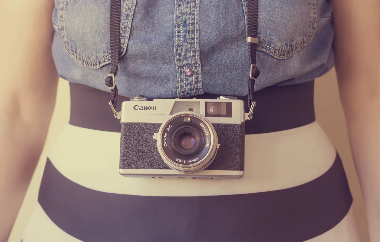 Photo wallpaper camera, the camera, Canon