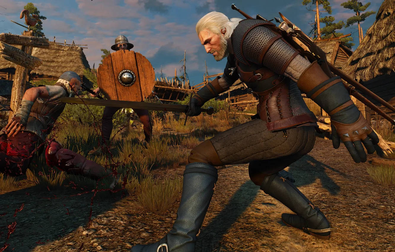 Photo wallpaper The Witcher, The Witcher 3, Wild Hunt, Geralt From Rivia