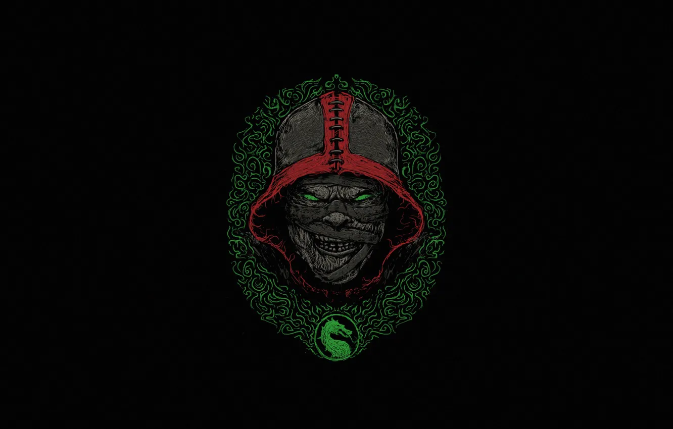 Photo wallpaper style, background, minimalism, art, style, art, background, Mortal Kombat