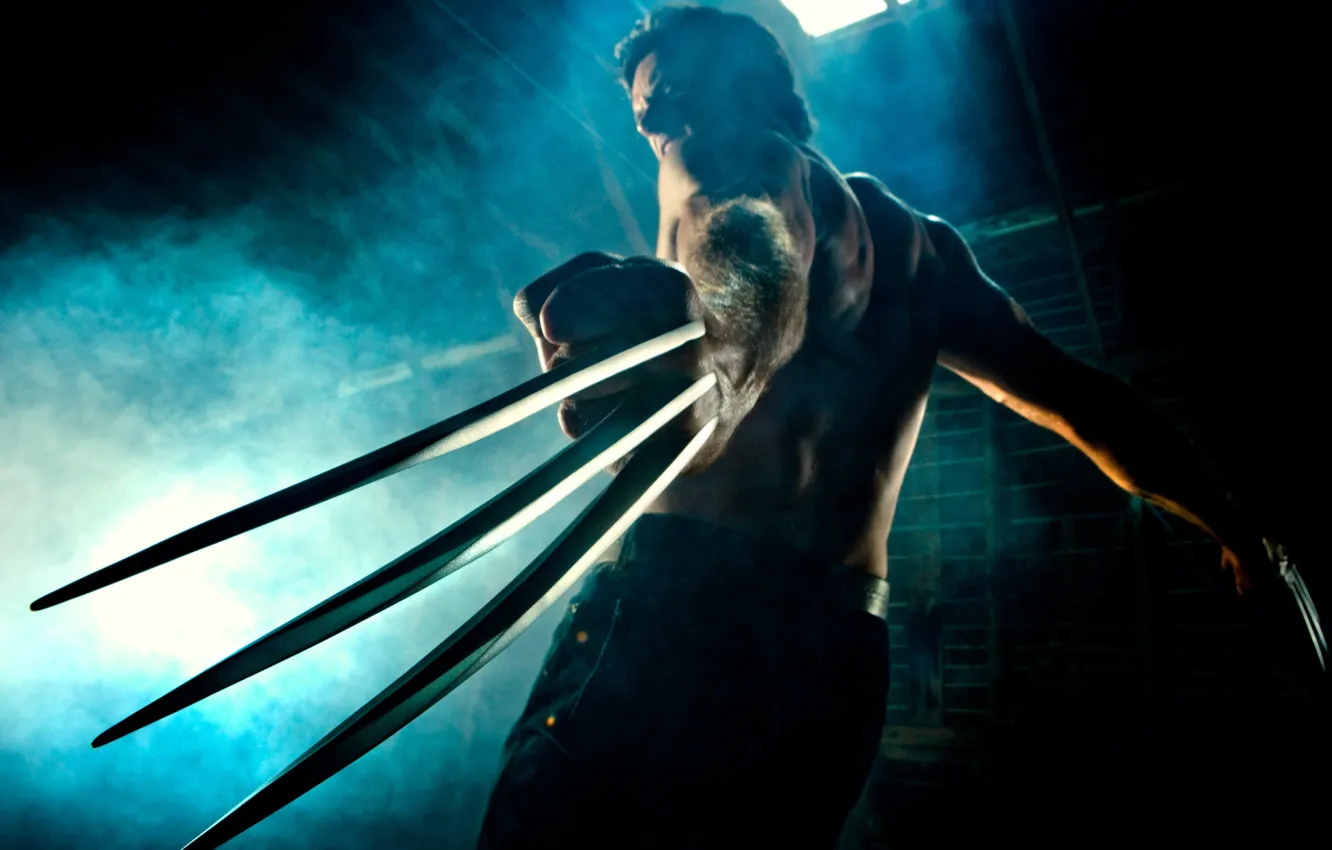 Photo wallpaper Wolverine, super, hero, claws