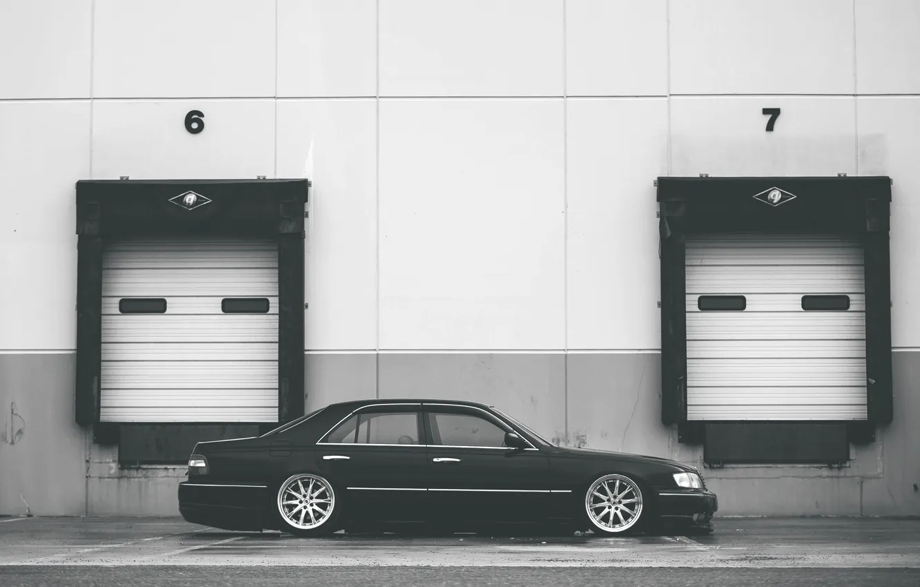 Photo wallpaper black, tuning, Infiniti, profile, black, infiniti, tuning, Q45