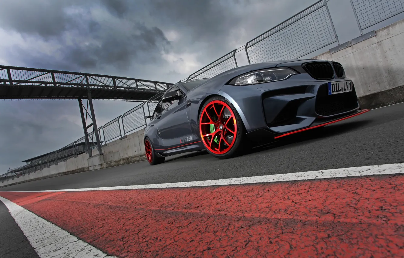 Photo wallpaper BMW, grey, Coupe, F87, BMW M2, Lightweight Performance