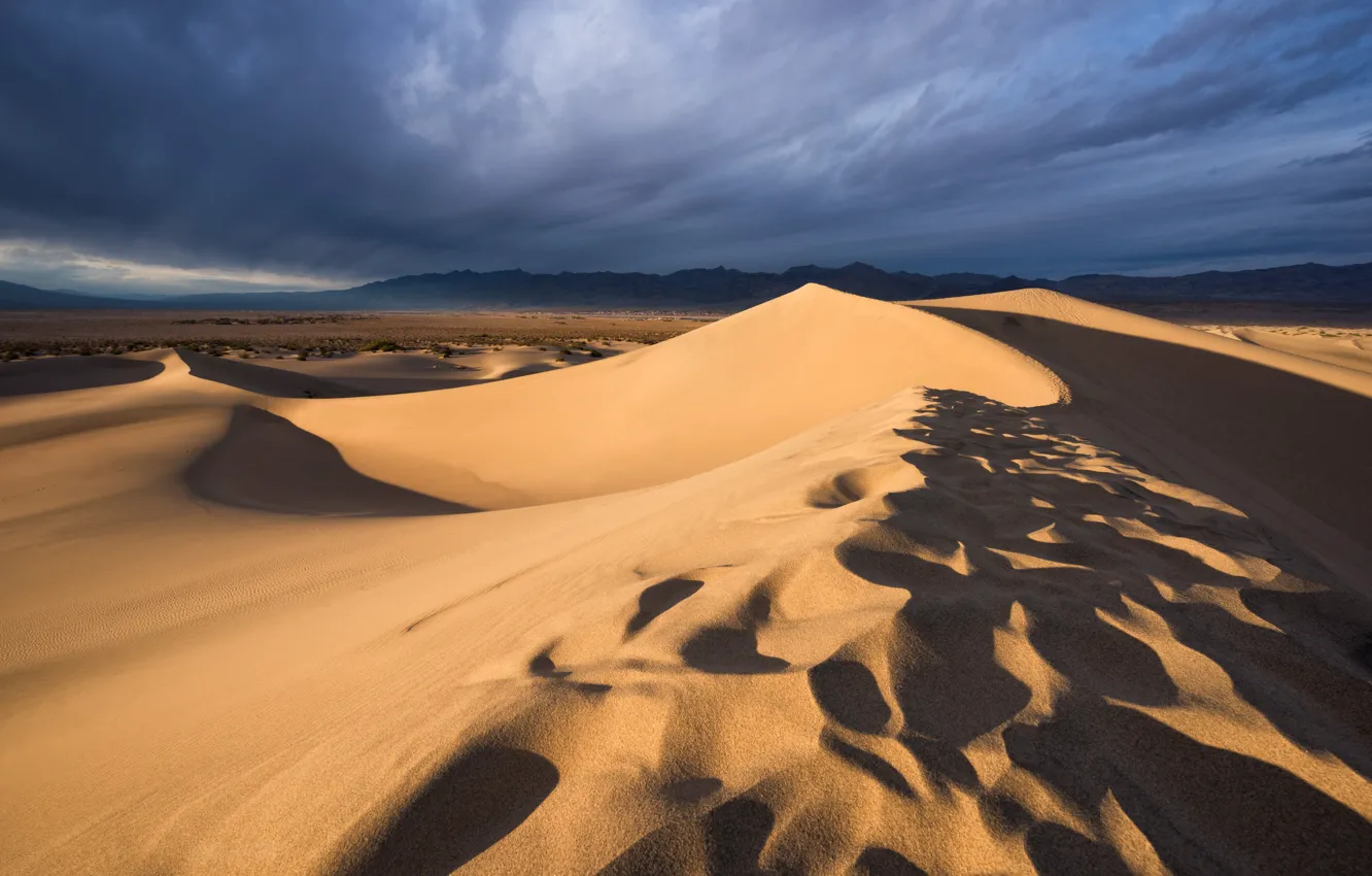 Photo wallpaper sand, dunes, CA, USA, Death Valley