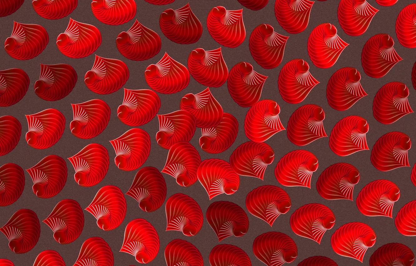 Photo wallpaper red, background, Wallpaper, pattern, color, spiral, texture, Heart