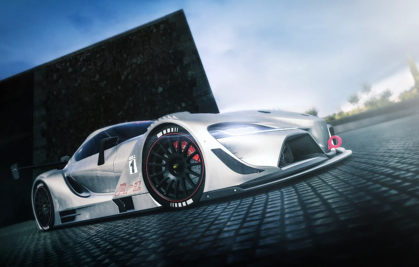 Photo wallpaper Concept, Toyota, Car, Race, FT-1, Vision GT