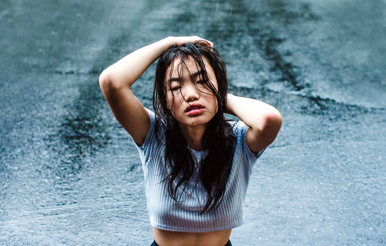 Photo wallpaper wet, Wet, WET, Topic, topic, TOPIC, asians